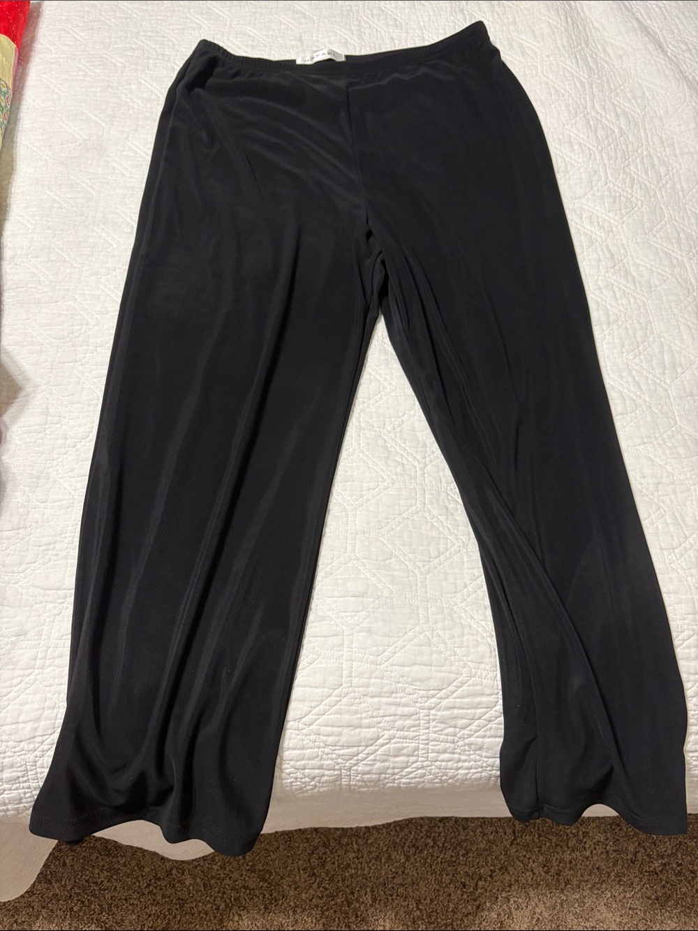 Black dress pants, 1X